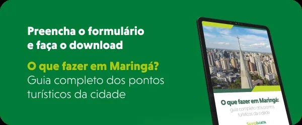 Banner oferecendo o ebook O que fazer em Maringá